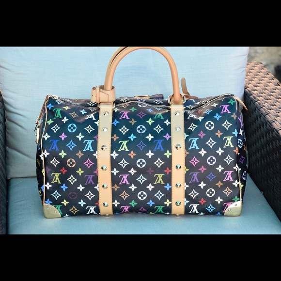 SOLD Louis Vuitton keepall 45 Murakami Multicolor - Picture 2 of 8